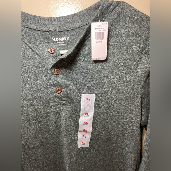 ✨NWT Boys Old Navy Long Sleeve Shirt Size XL #A1 - Picture 3 of 6